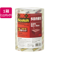 3M スコッチ 透明梱包用テープ 中量物用 65μ 48mm×50m 36巻 1箱(36巻) F868612-313 3PN