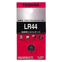 東芝 アルカリボタン電池1個入パック LR44EC