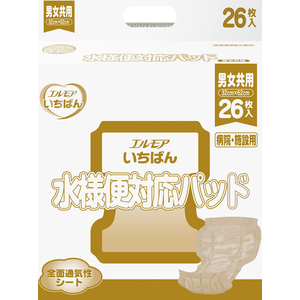 カミ商事 エルモアいちばん 水様便対応パッド 26枚 FCF653U-イメージ2