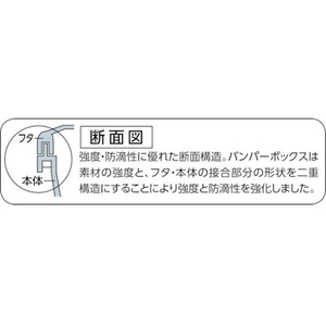 トラスコ中山 バンパーボックス 全長576mm FC582EF-1335022-イメージ3