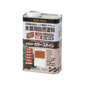サンデーペイント エコウッドカラーステイン メープル 700mL FCE434Z-#255009-イメージ1