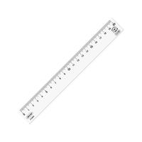 共栄プラスチック R-PET直線定規 20cm P-2020 FCA868U-4605531
