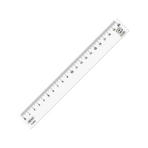 共栄プラスチック R-PET直線定規 20cm P-2020 FCA868U-4605531-イメージ1
