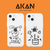 AKAN iPhone 14 Pro用ソフトクリアケース 花のような人生 AK23550I14P-イメージ2