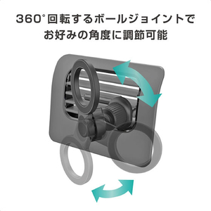 カシムラ マグネットホルダー2 エアコン取付 FCK599D-AT119-イメージ5