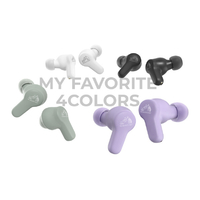 ビクター HA-A20T-V 完全ワイヤレスイヤフォン パープル|エディオン