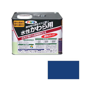 アサヒペン 水性かわら用 7L スカイブルー FC600PJ-イメージ1