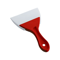 カンダ PC柄三角シリコンゴムヘラ赤大 FC70093