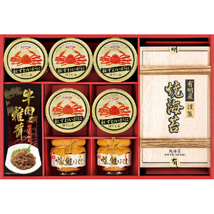 ドウシシャ 紅ずわいがに&海苔&そぼろ和えバラエティ ギフトKSN100AS ドウシシャ 紅ずわいがに&海苔&そぼろ和えバラエティ ギフトKSN100AS