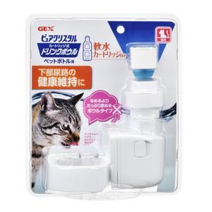 GEX ピュアクリスタル ドリンクボウル 猫用 ﾋﾟﾕｱｸﾘｽﾀﾙﾄﾞﾘﾝｸﾎﾞｳﾙﾈｺ-イメージ1