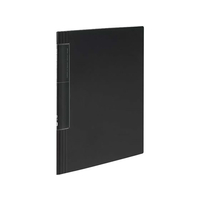 コクヨ クリヤーブック〈ノビータ〉ウェーブカットA4 20ポケット 黒 1冊 F857122-ﾗ-TN560D