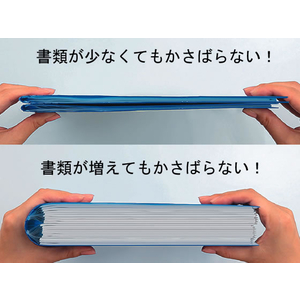 コクヨ クリヤーブック〈ノビータ〉ウェーブカットA4 20ポケット 黒 1冊 F857122-ﾗ-TN560D-イメージ3