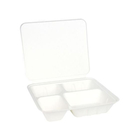 パックスタイル バガス容器 ABランチ 240-210-4 200枚 FC376SH-00705413