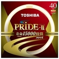 東芝 40形 丸形蛍光灯 3波長形電球色 1本入り メロウZ PRIDE-II FCL40EX-L/38PDZ