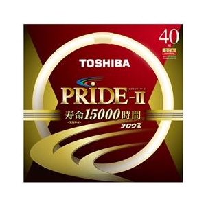 東芝 40形 丸形蛍光灯 3波長形電球色 1本入り メロウZ PRIDE-II FCL40EX-L/38PDZ-イメージ1