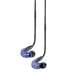 SHURE 高遮音性イヤホン SEイヤホンシリーズ パープル SE215SPE-PL-A-イメージ3