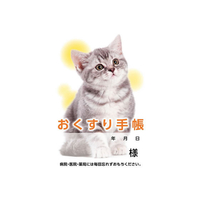ダイオープリンティング おくすり手帳 猫 40ページ 50冊 F051971-59352