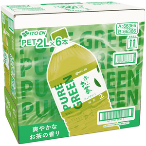 伊藤園 お～いお茶 PURE GREEN 2L×6本 FCG444V-イメージ2