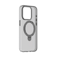 MOMAX iPhone 15 Pro Max用Magsafe対応スタンドケース クリアブラック MM25551I15PM