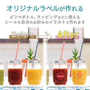 エレコム 耐水・光沢フィルムラベル(透明) はがきサイズ クリアー EDT-FHTCN-イメージ3