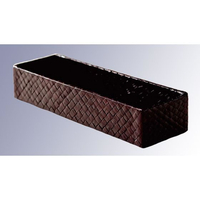 山下工芸 パンダン カトラリーバスケット 黒 22-284-2 FC788LH-3250810