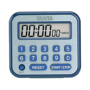 タニタ デジタルタイマー 100時間計 TD-375-BL ブルー FC557KZ-0406000-イメージ1