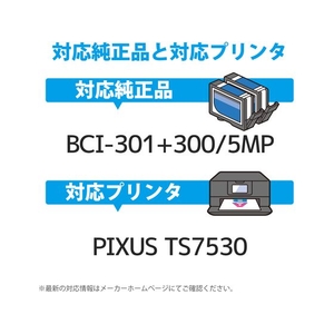 カラークリエーション 互換インク BCI-301+300/5MP FC203PX-CC-C300+301-5PK-イメージ3