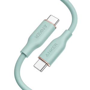 ANKER PowerLine III Flow USB-C & USB-C ケーブル(0．9m) ミントグリーン A8552061-イメージ1