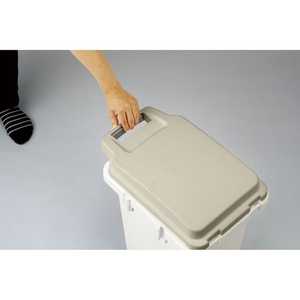 トラスコ中山 連結ワンハンドパッキンペール 45L レッド FC925HD-1145566-イメージ3