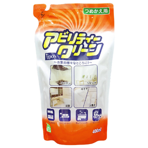 友和 Tipo’s アビリティークリーン 詰替(400ml) ｱﾋﾞﾘﾃｲ-ｸﾘ-ﾝｶｴ400ML-イメージ1