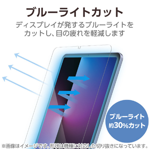 エレコム iPad mini(A17 Pro)用フィルム 紙心地 着脱式 反射防止 ケント紙タイプ TB-A25SFLNSPLL-イメージ6