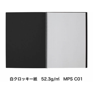 マルマン セクションクロッキー A4 10mm方眼罫 60枚 FC194RY-S237-イメージ3