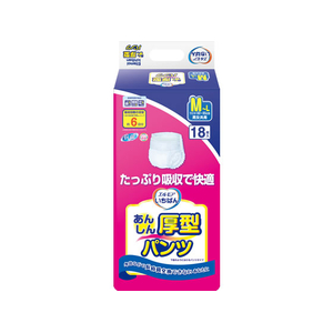 カミ商事 エルモアいちばん あんしん厚型パンツ M～L 18枚 FCF656U-イメージ1