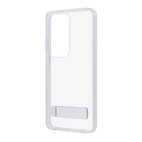 レイアウト OPPO A3 5G用Like standard スタンド付き 衝撃吸収 バンパー ハイブリッドケース クリア RT-OPA3STA1/CM