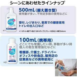 ライオン 手指消毒 速乾ジェル 500mL FC406NR-イメージ4