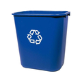ラバーメイド Rubbermaid/デスクサイド リサイクルコンテナー 2956-73 27Lダークブルー FC552LY-8544100
