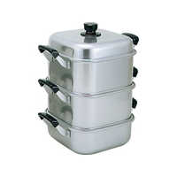 アカオアルミ アカオ/アルミ角蒸 二重 33cm 33cm FCK8831-006898033