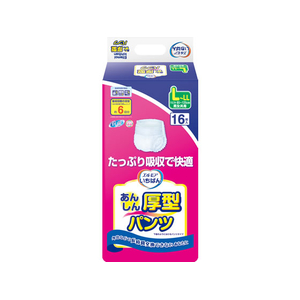 カミ商事 エルモアいちばん あんしん厚型パンツ L～LL 16枚 FCF657U-イメージ1
