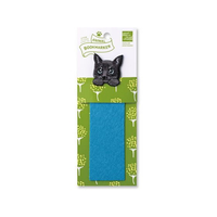 ヒサゴ ANIMAL BOOKMARKER 刺繍しおり クロネコ FCD779G-UTN254