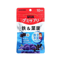 UHA味覚糖 UHAグミサプリ 鉄&葉酸 10日分 FC52197