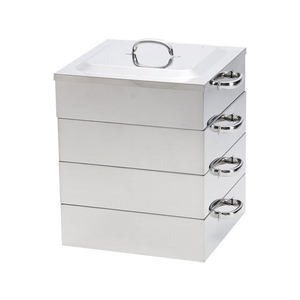 角蒸し器3段　業務用蒸し器　神子島製作所　せいろ　ステンレス蒸し器 楽天市場】3段 蒸し器の通販 ⭐︎値下げ⭐︎角蒸し器3段 業務用