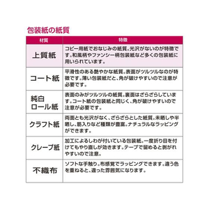 タカ印 包装紙10枚ロール タータンチェックB ブルー 半才判 FC271PM-49-7257-イメージ6