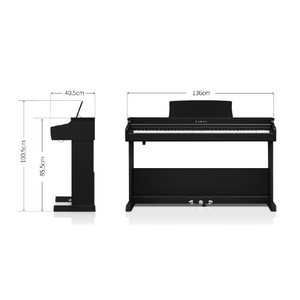 KAWAI 電子ピアノ 【固定椅子&ヘッドホン付き】 CXライン Colorful Experience エンボスブラック CX102-B-イメージ10