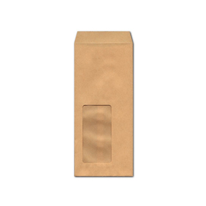 イムラ封筒 長4クラフト窓付封筒70g／m2 1000枚 F855128-N4C-707N-イメージ2