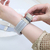 GAACAL Apple Watch 1-11/SE1-3 38/40/41/42(10-11)mm 「通気性と快適さを両立」ナイロンメッシュバンド グレー W00612GYA-イメージ2