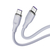 VOLTME シリコン 充電ケーブル USB-C&USB-C 100W グレー C2144-イメージ1