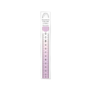 共栄プラスチック ニュアンスカラー定規 12cm スミレ NJ-12-01 FCA937N-4605526-イメージ1