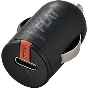 エレコム シガーチャージャー/超コンパクト/USB Power Delivery20W ブラック MPACCPD05BK-イメージ1