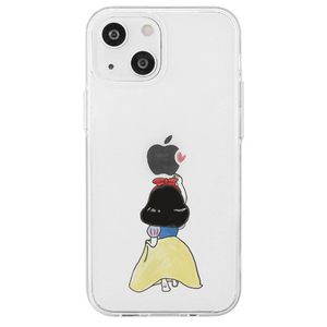 AKAN iPhone 14 Plus用ソフトクリアケース お姫様 AK23554I14M-イメージ1