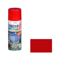 アサヒペン 道路線引き用スプレー 中線用 400ml 赤 FC352NS